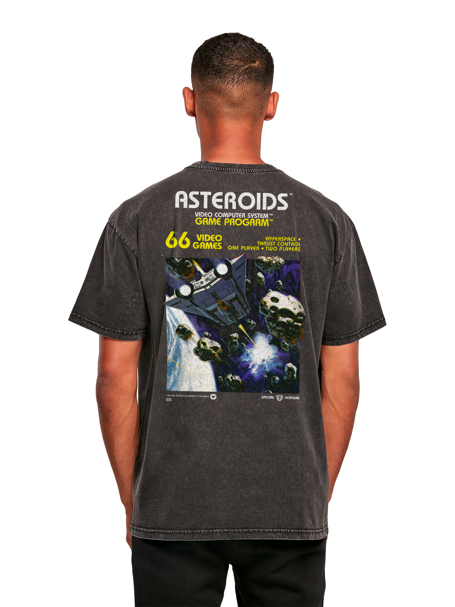 Atari Games Logo Retro Gaming Vintage Oversized T-Shirt