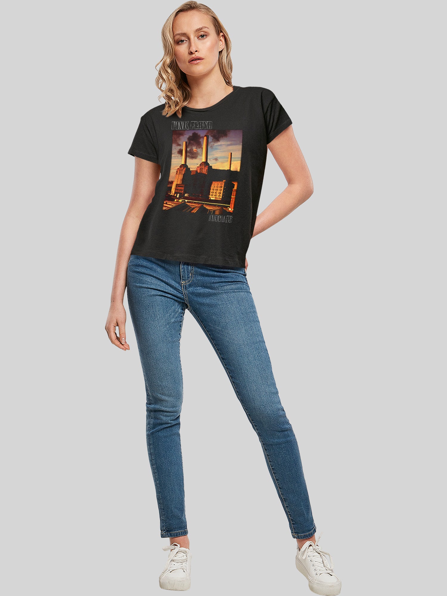 Pink Floyd Animal Cover Ladies Box T-Shirt