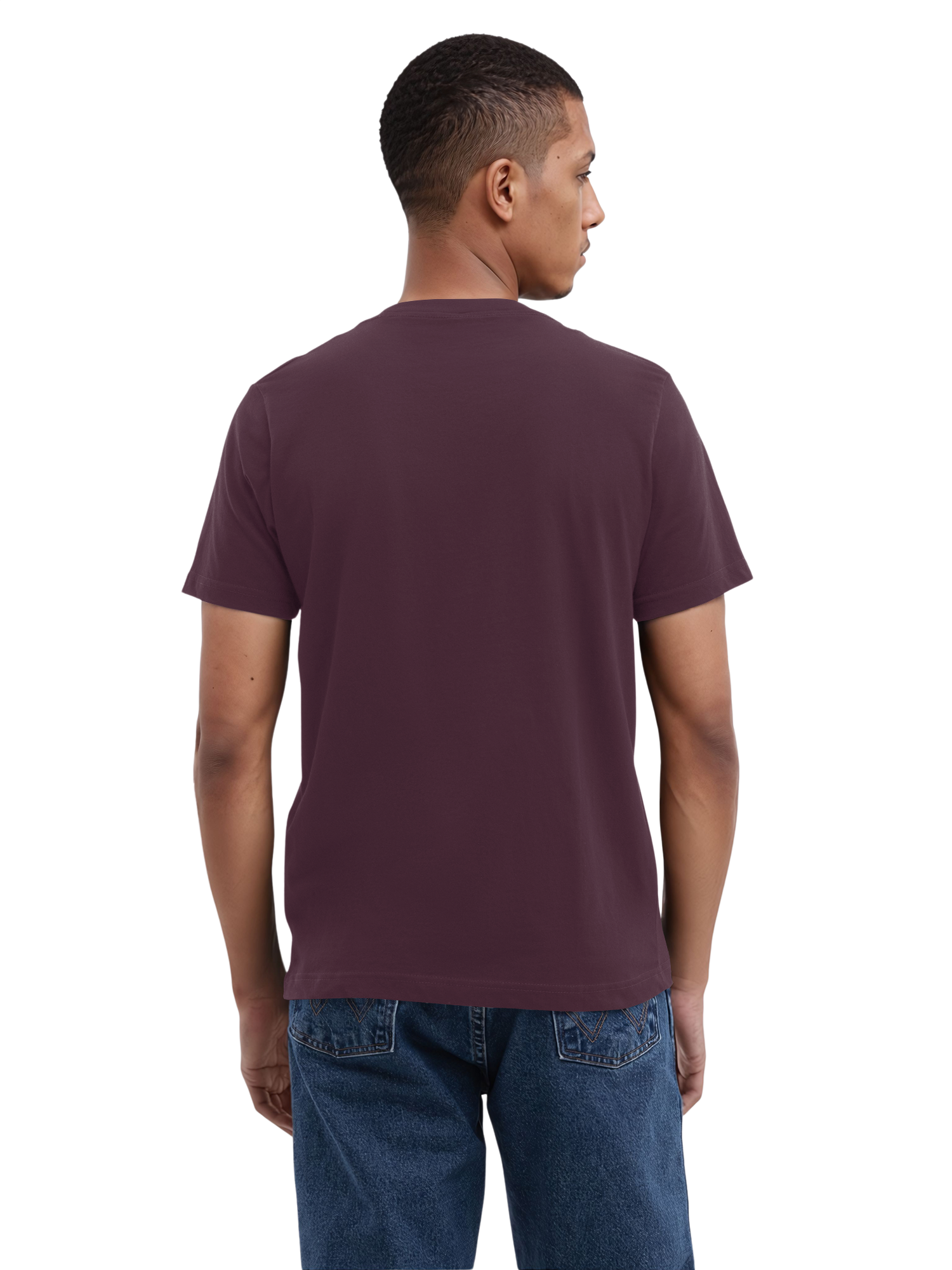 T-shirt organique masculin de logo rouge en détresse AC / DC