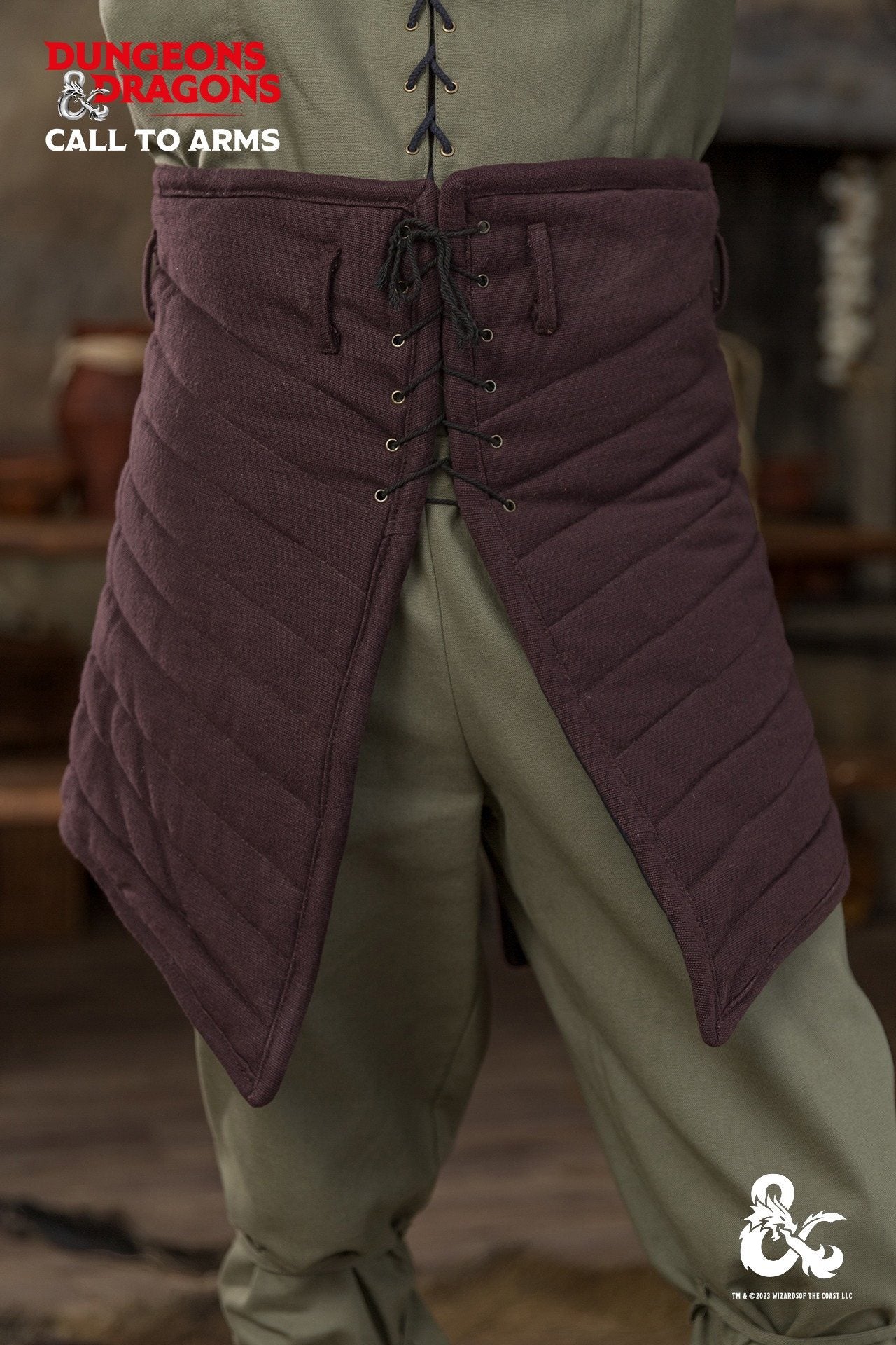 Mittelalter Gambeson/Rüstwams in Braune-Schwarz im Used-Look | Dragonheart Mittelalter Gambeson/Rüstwams in Braune-Schwarz im Used-Look | Dragonheart