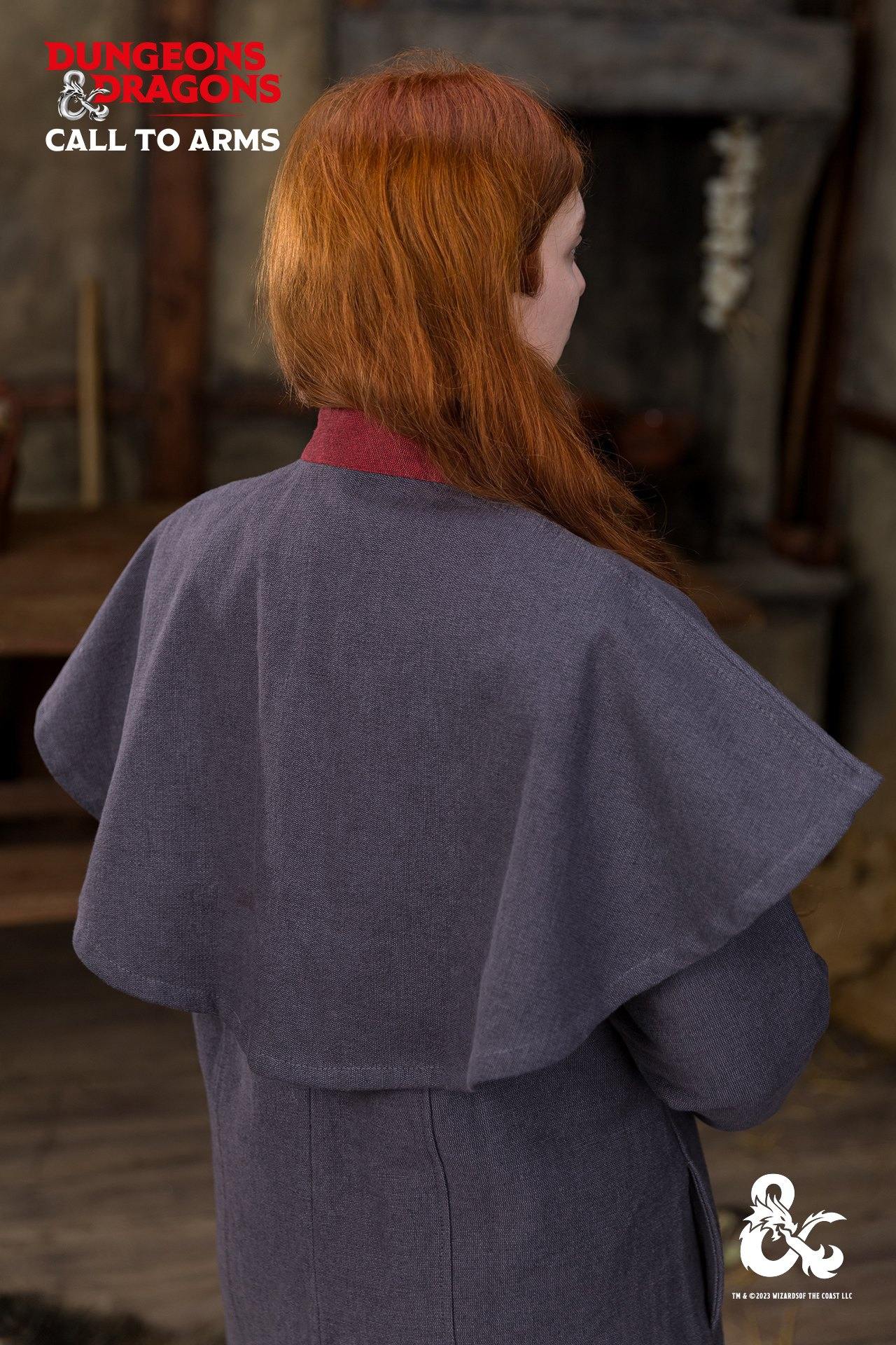 Dungeons & Dragons Warlock Cape Grey/Red