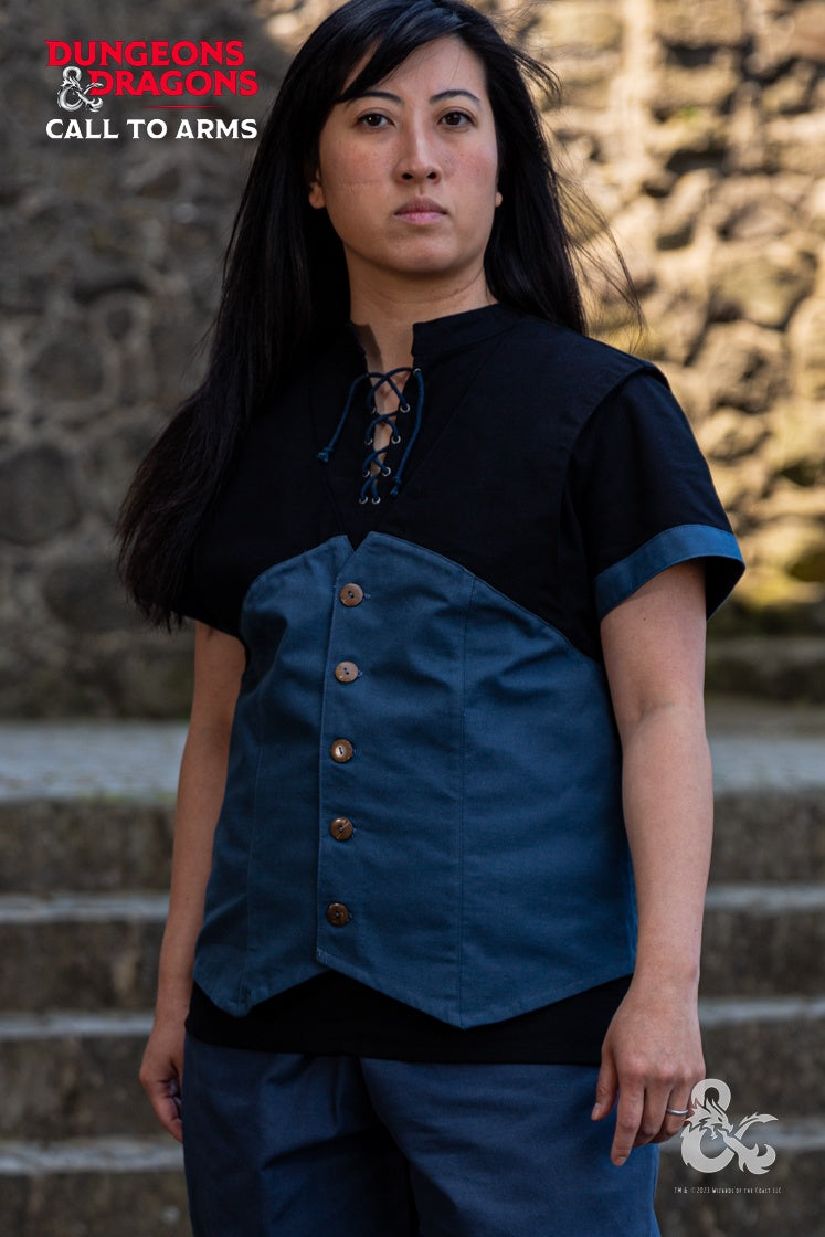 Dungeons & Dragons Rogue Woad Blue / Black Set