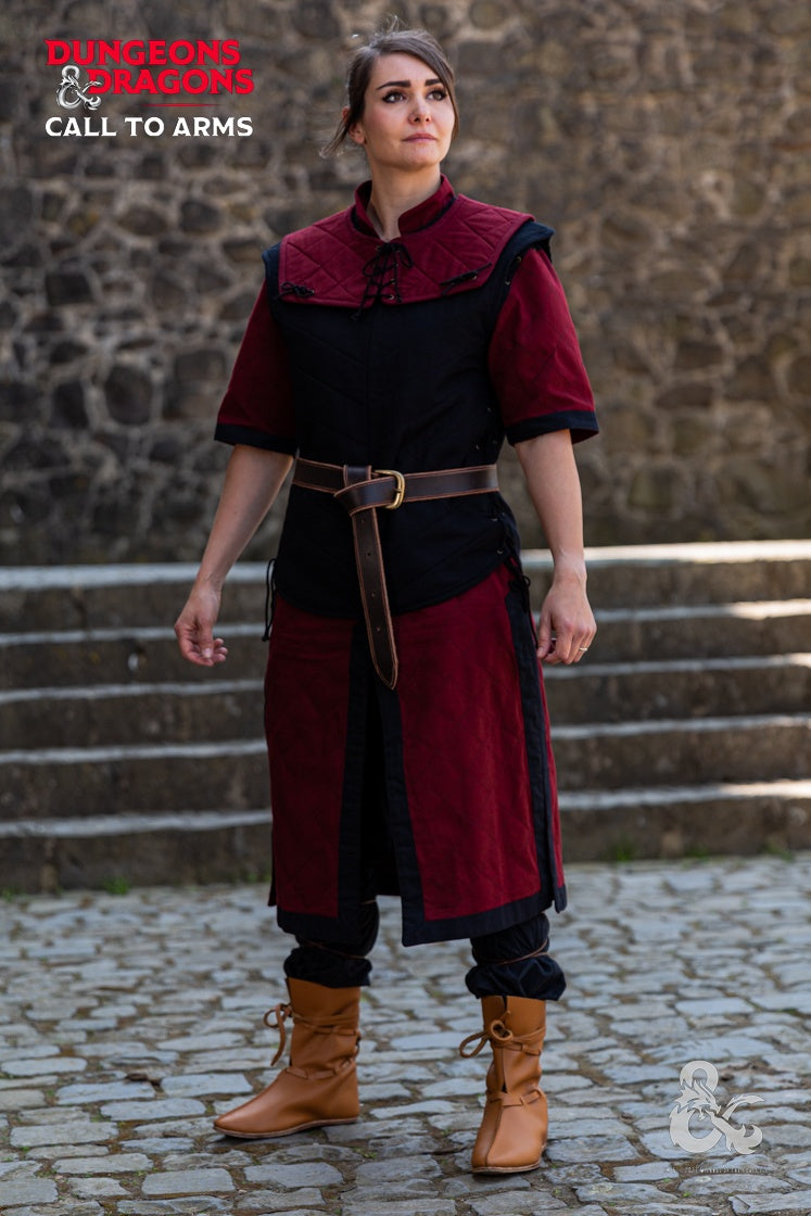 Dungeons & Dragons Fighter Garment Set Bordeaux/Black