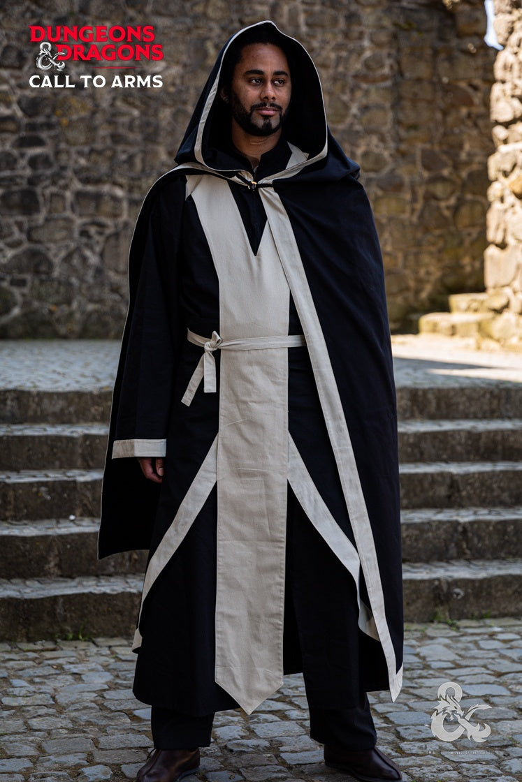 Dungeons & Dragons Wizard Garment Set Dark Black/Natural