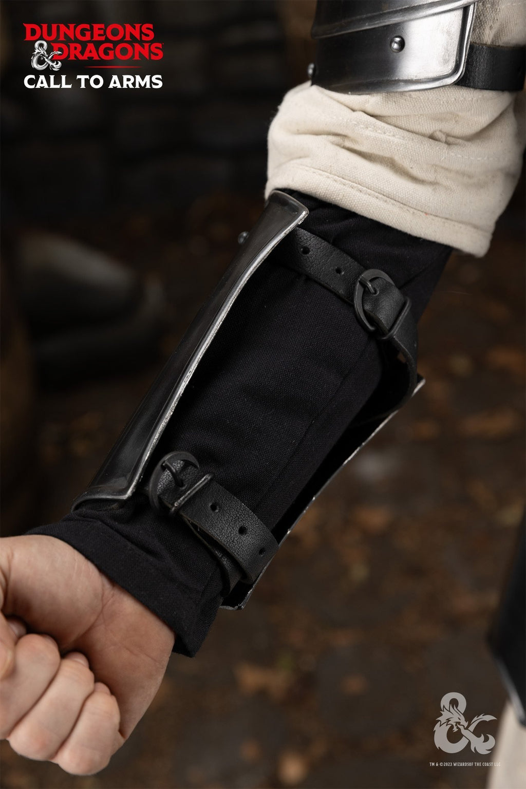 Dungeons & Dragons Steel Bracers polished