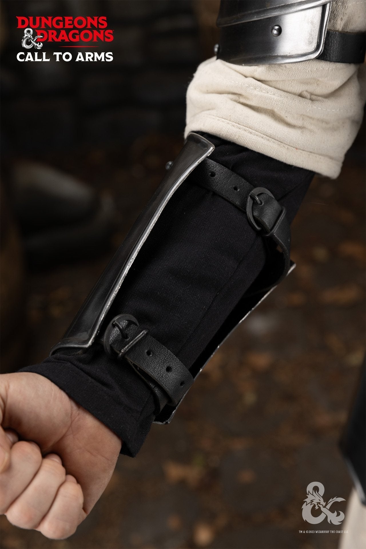 Dungeons & Dragons Steel Bracers polished