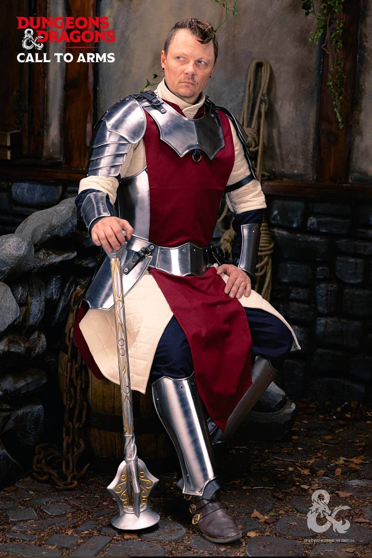 Dungeons & Dragons Steel Bracers polished