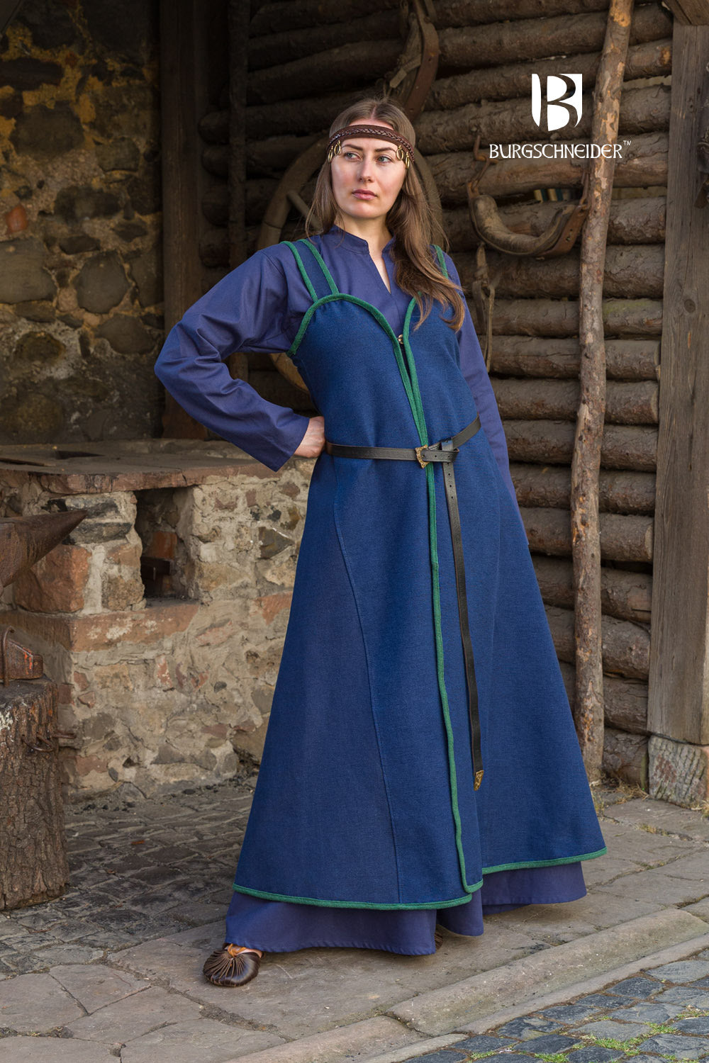 Rus Dress Katarzyna Blue/Green