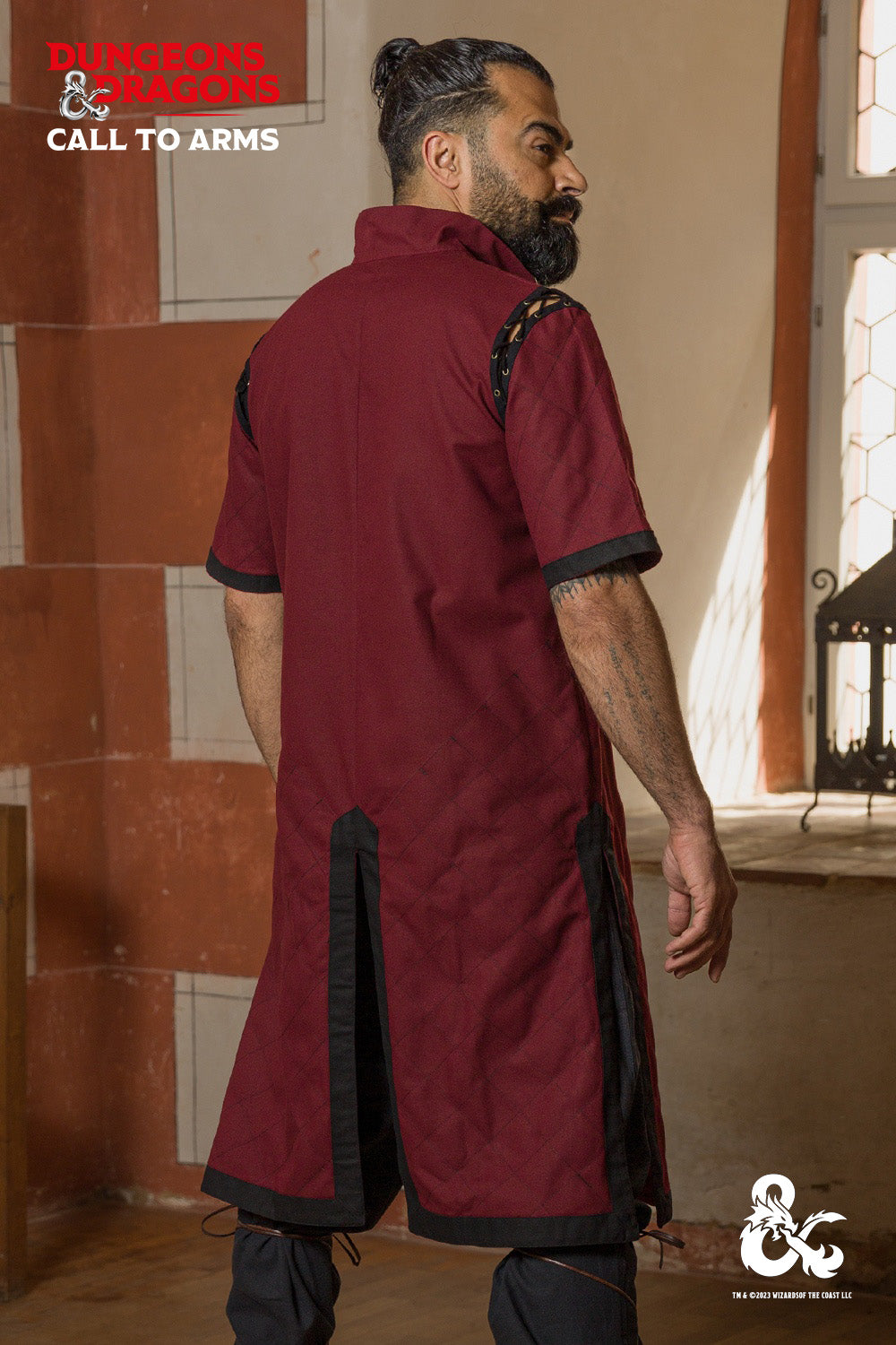 Dungeons & Dragons Fighter Tunic Bordeaux/Black