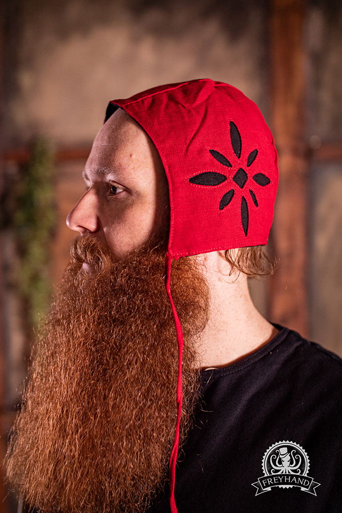 Landsknecht Coif Imperialis Red/Black