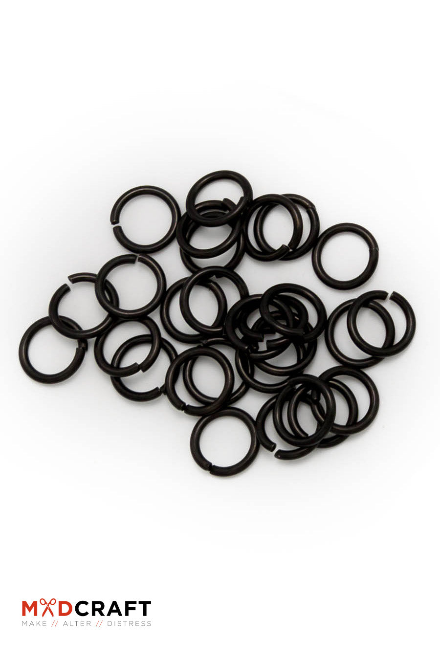 Chain Rings Black Stainless Steel