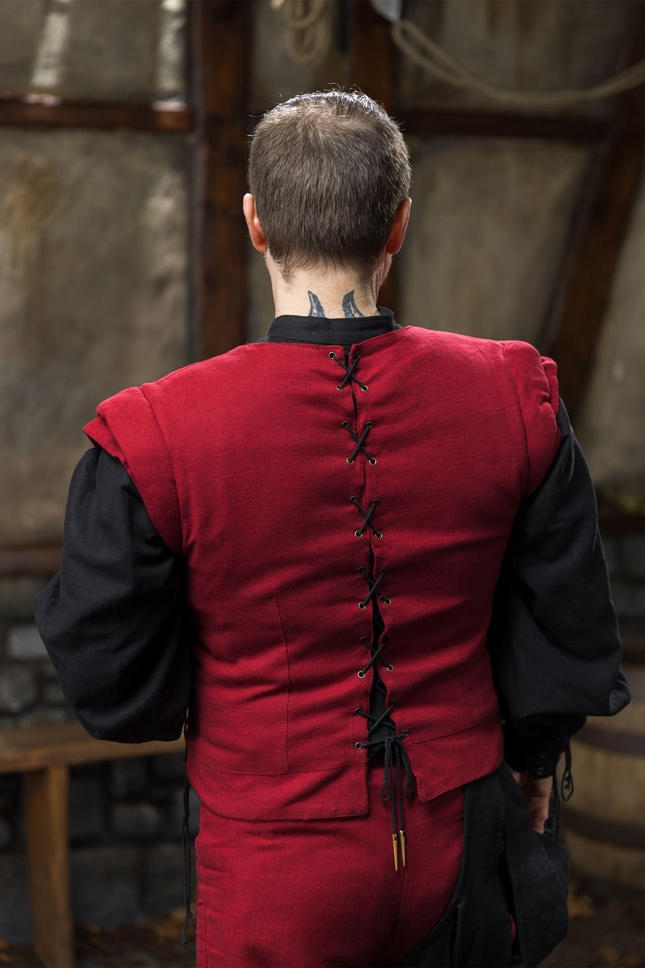 Warhammer Armoury Imperial Doublet Type A Dark Red