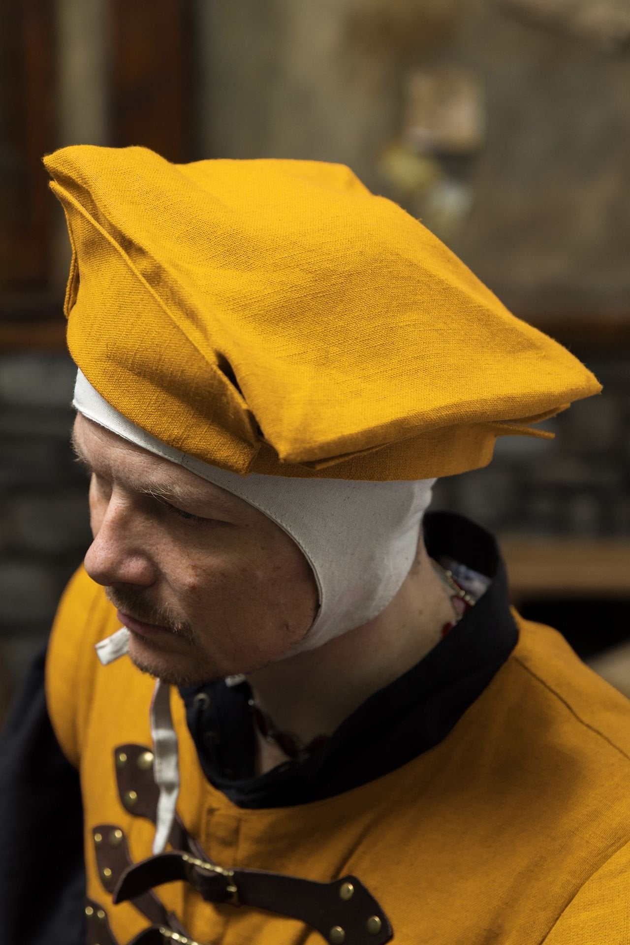 Warhammer Armoury Imperial Hat Type B Yellow