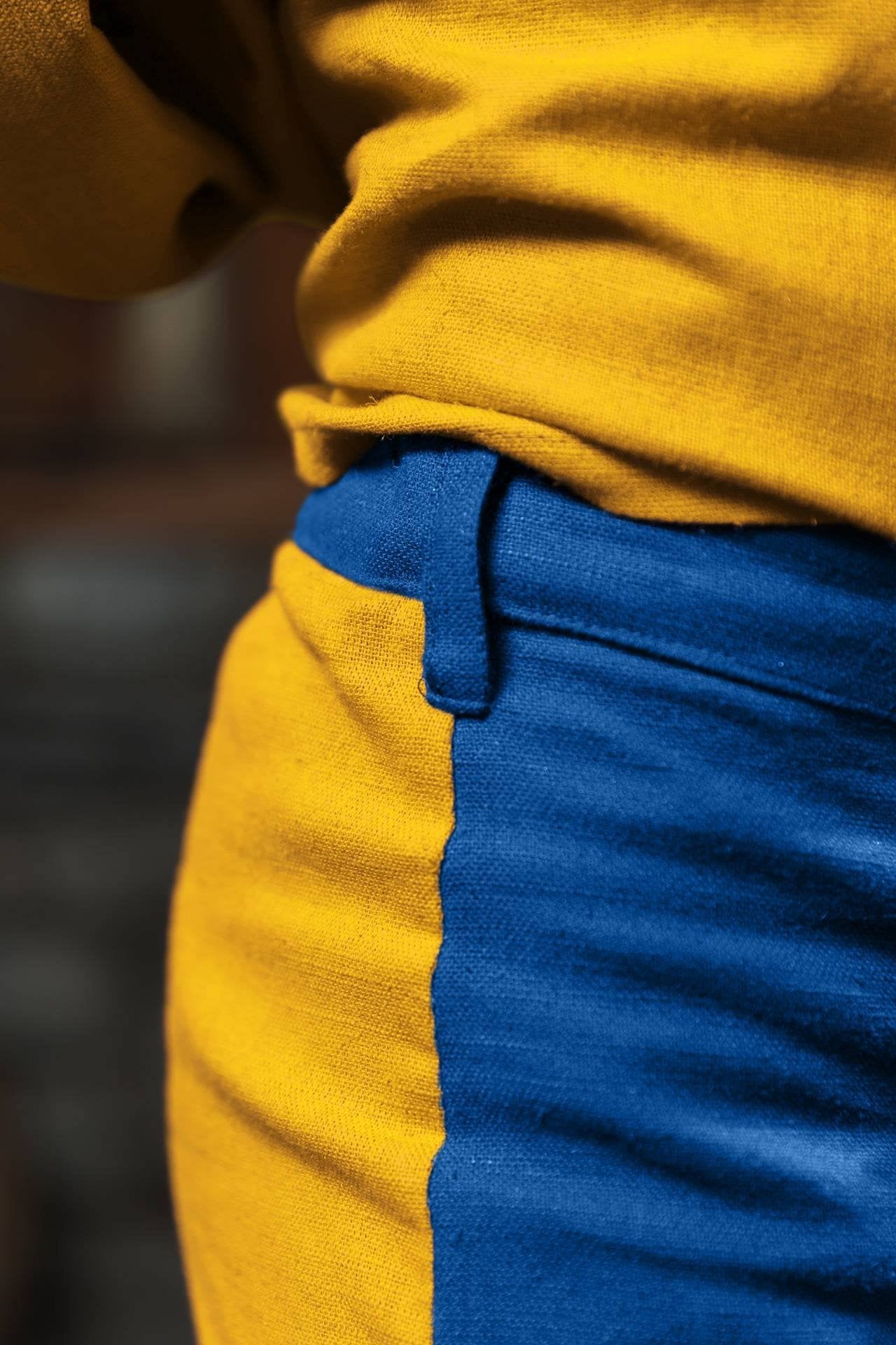 Warhammer Armoury Imperial Trousers Type B Blue/Yellow