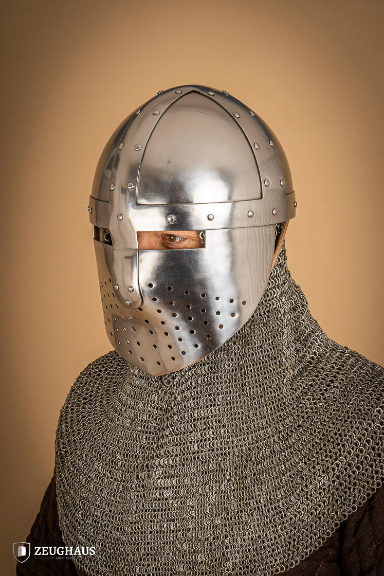 Spangenhelm with Facial 2mm Polished