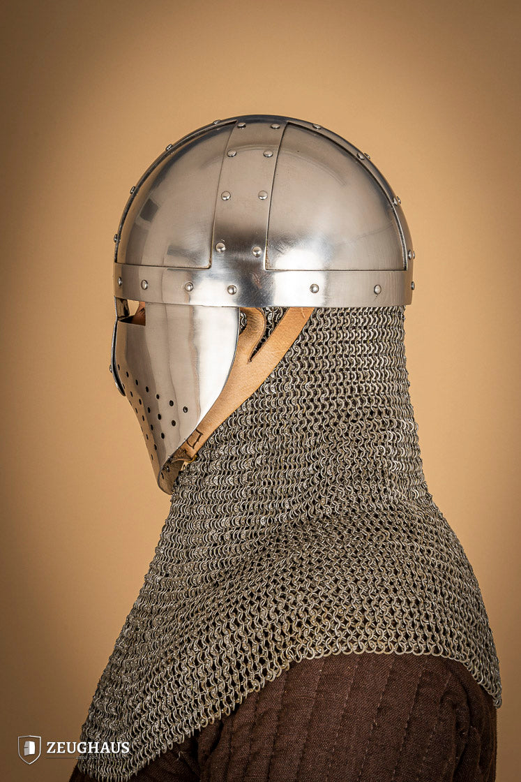 Spangenhelm with Facial 2mm Polished