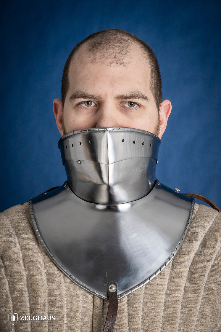 Gorget with Bevor 1,6 mm Polshed