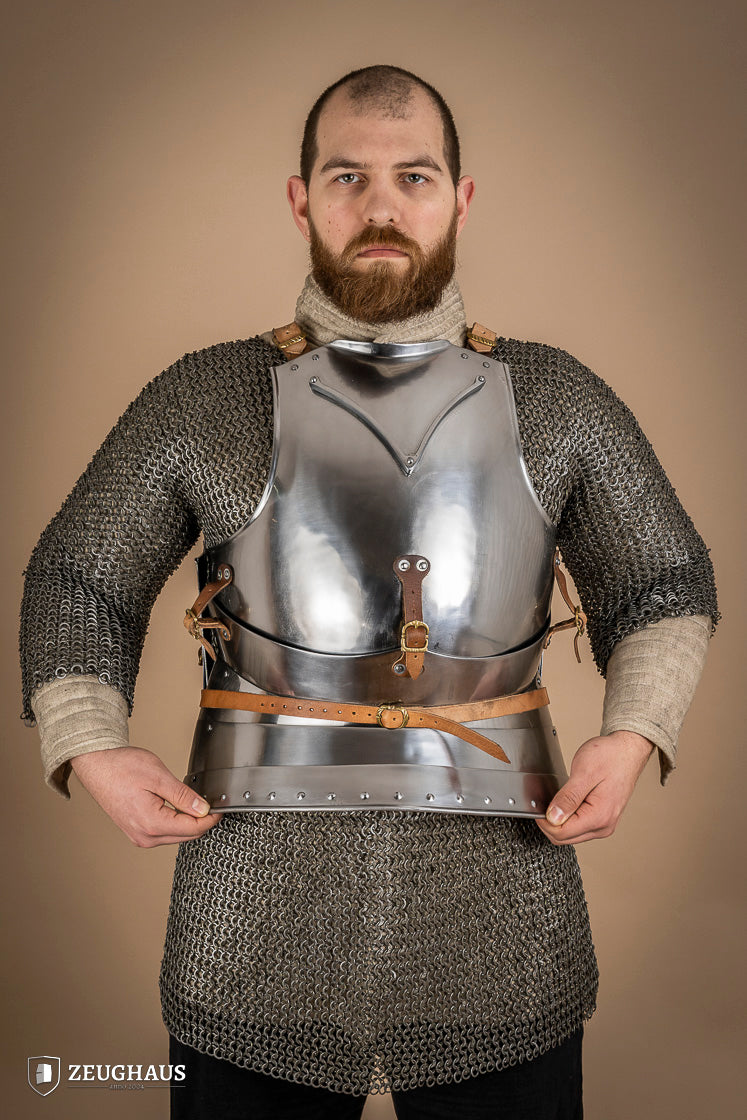 Coraza 14th Cent. Italian Cuirass 1,6 mm Polished Polished