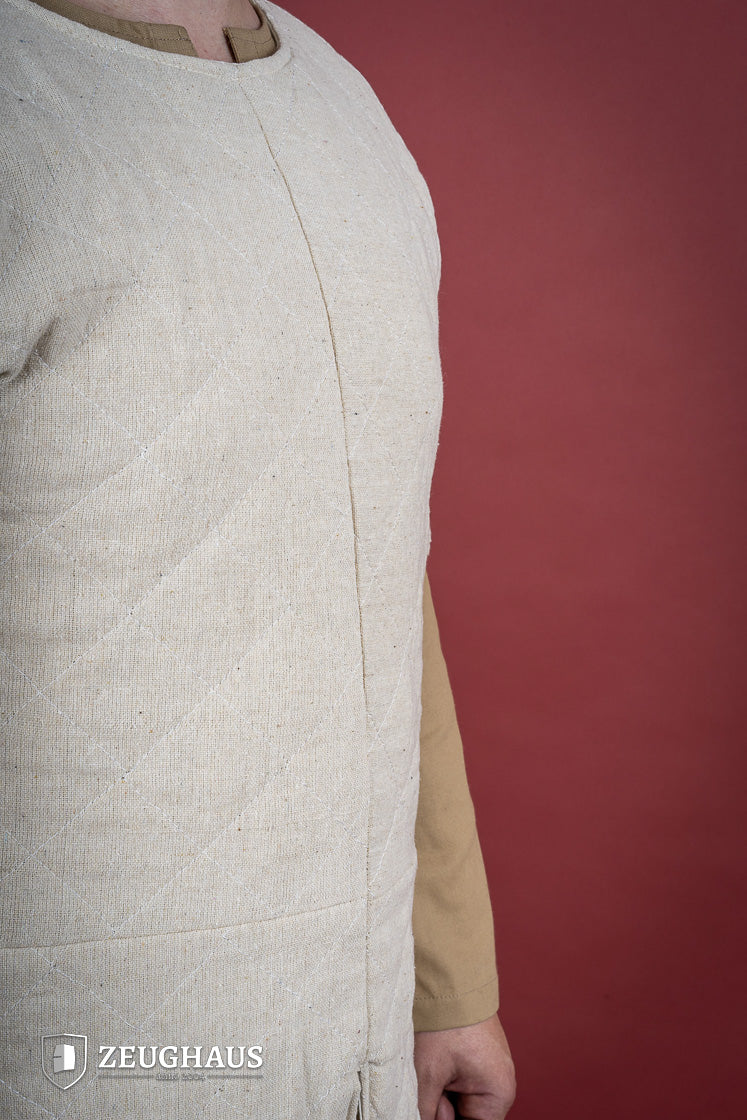 Gambison à manches courtes naturelles