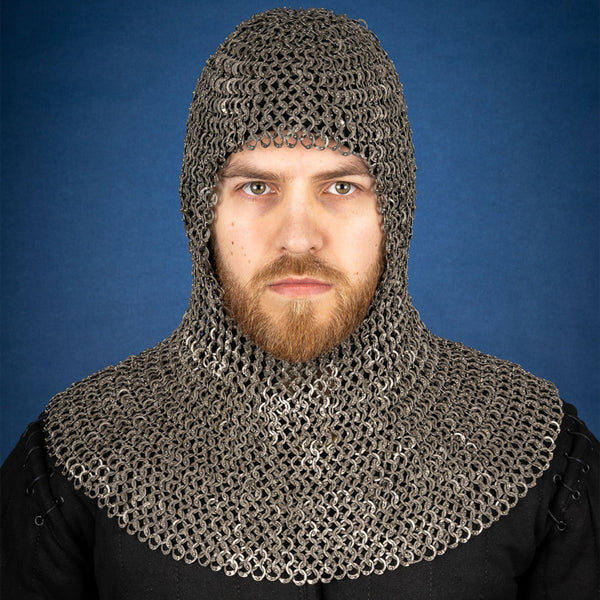 Chainmail from Zeughaus in riveted rings. Good for Medieval armour or LARP.