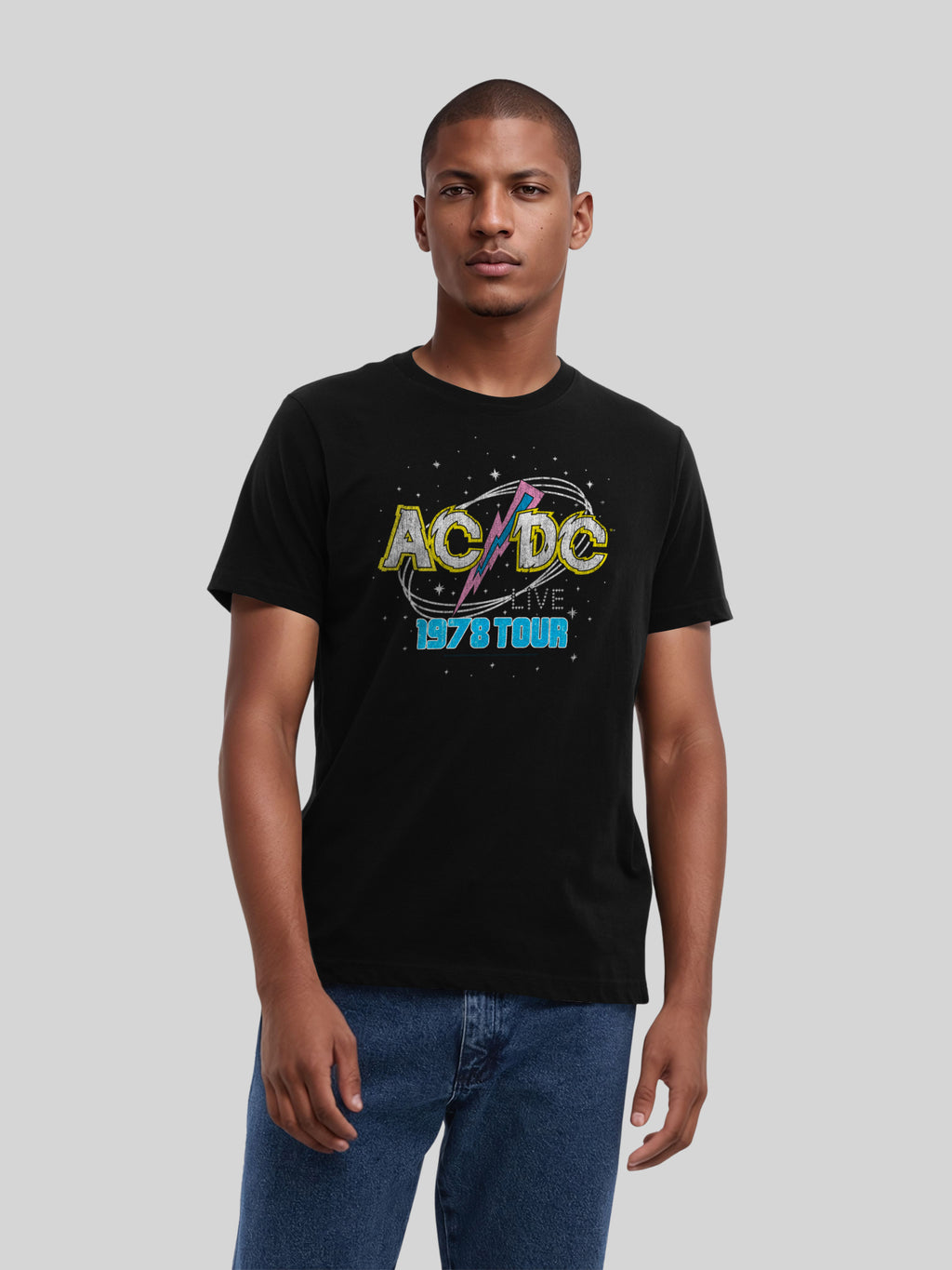 ACDC 1981 Live-Tour Herren T-Shirt