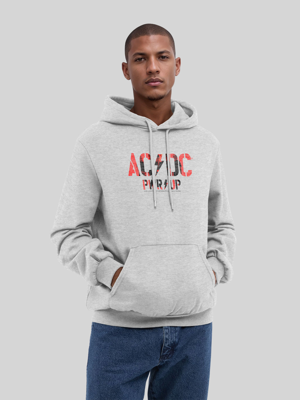 AC/DC PWRUP Photo Logo Organic Hoodie