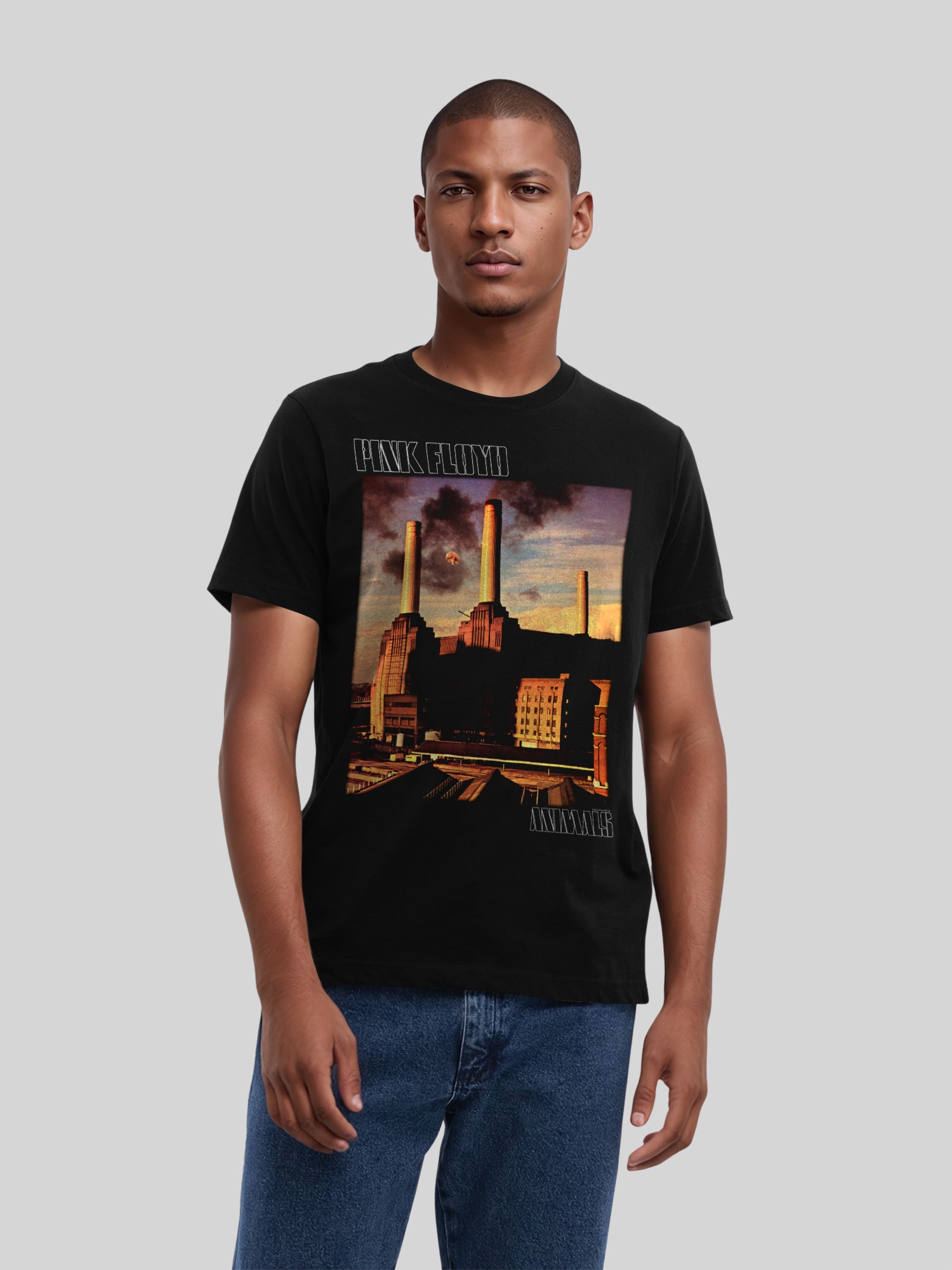 Pink Floyd Animal Cover Men's Organic T-shirt