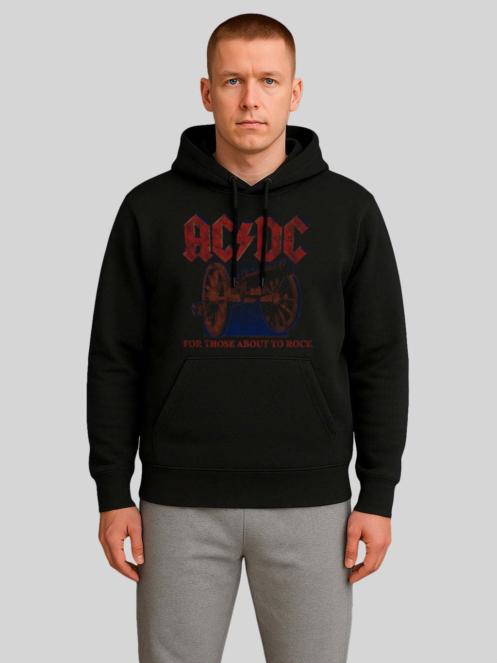 AC / DC pour ceux qui sont sur le point de faire basculer le sweat à capuche biologique pour hommes canon