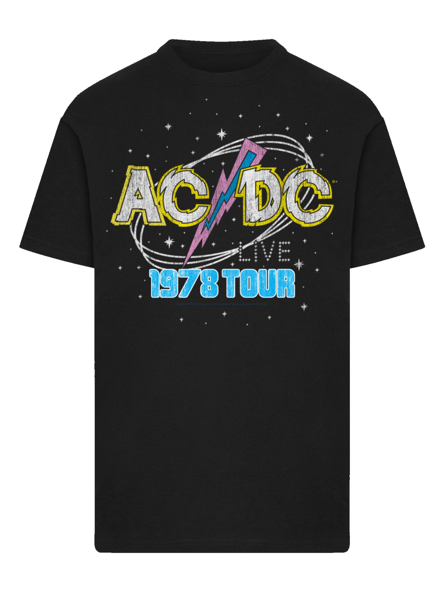 ACDC 1981 Live Tour con camiseta redonda