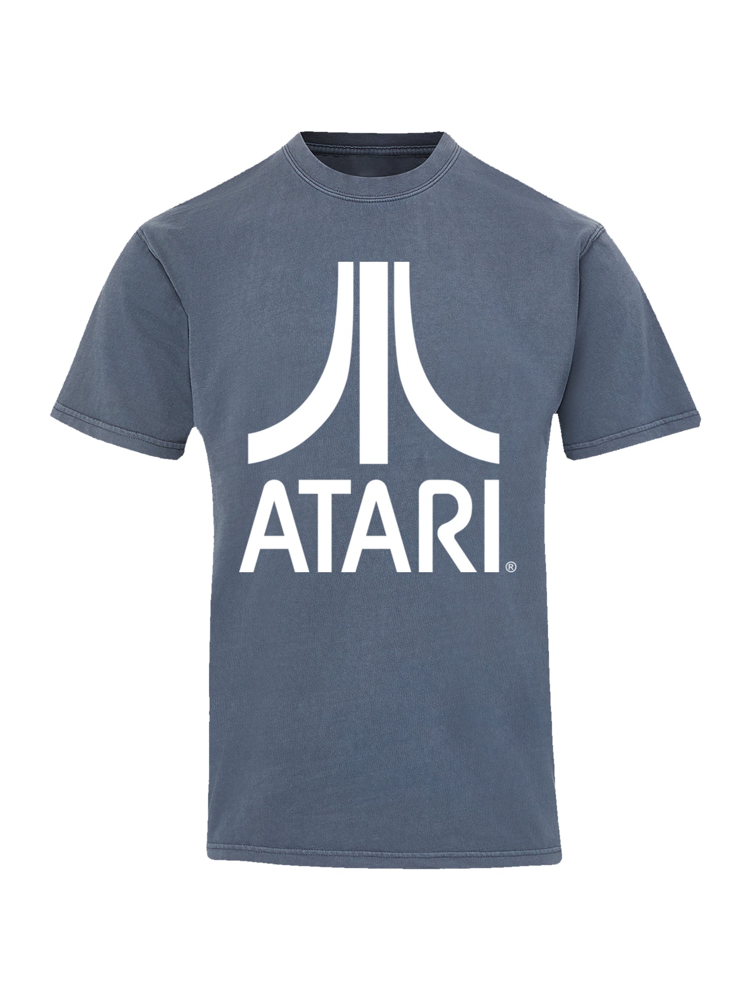 Logotipo de Atari Games White Retro Gaming con camiseta de color costero