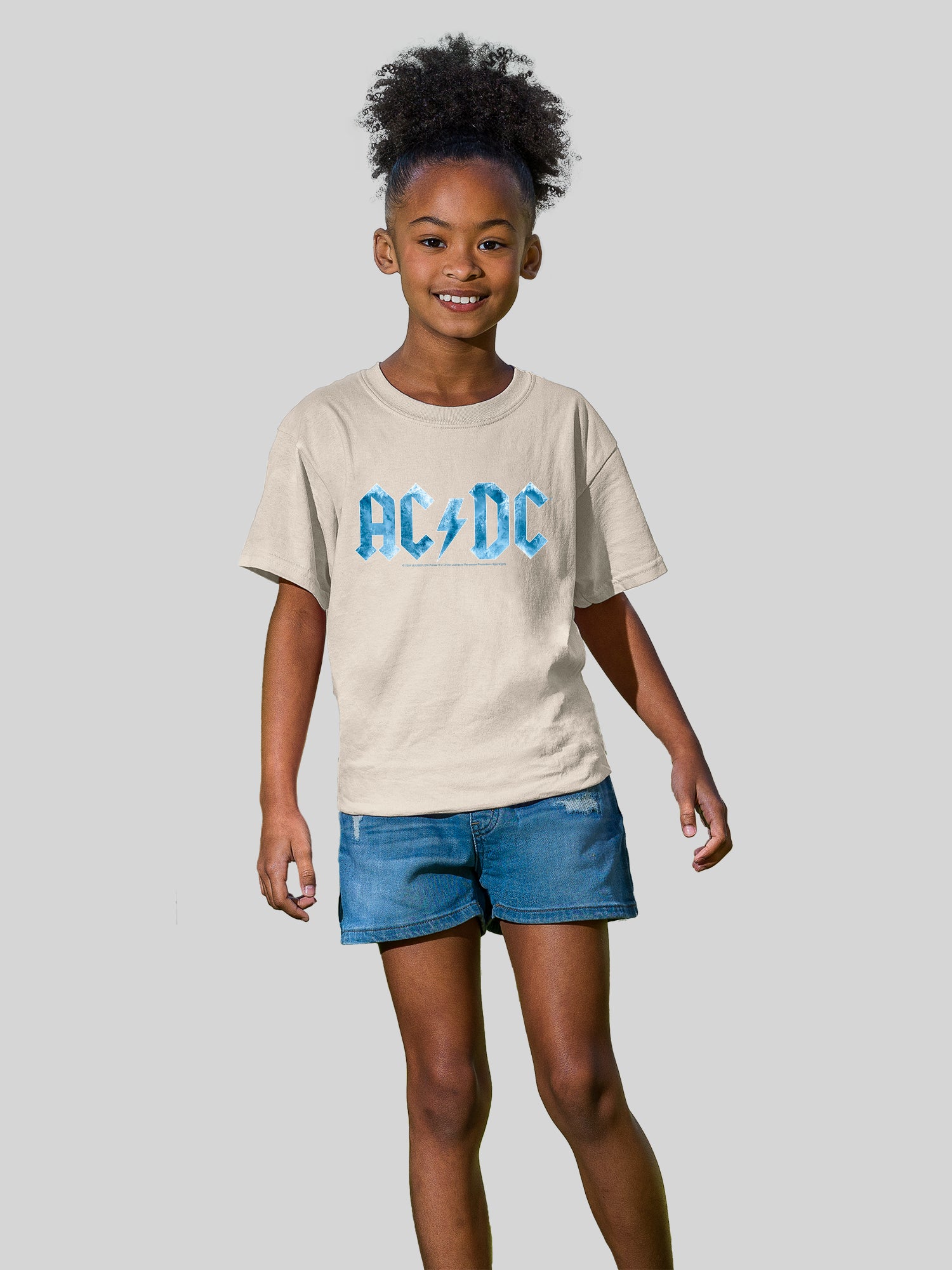 ACDC Blue Ice Logo with Youth Buddy Tee