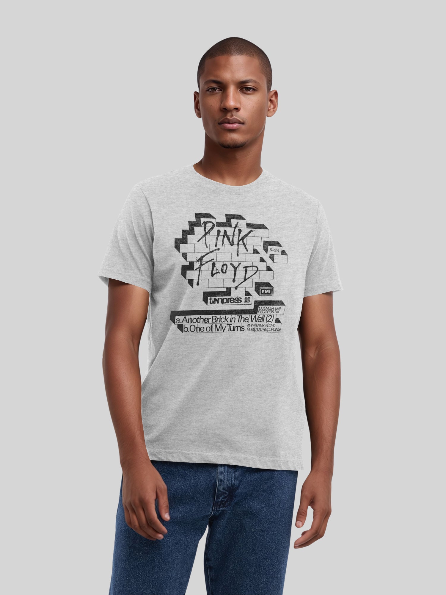 Pink Floyd Another Brick In The Wall Cover with True Blanks | Mens Regular Tee