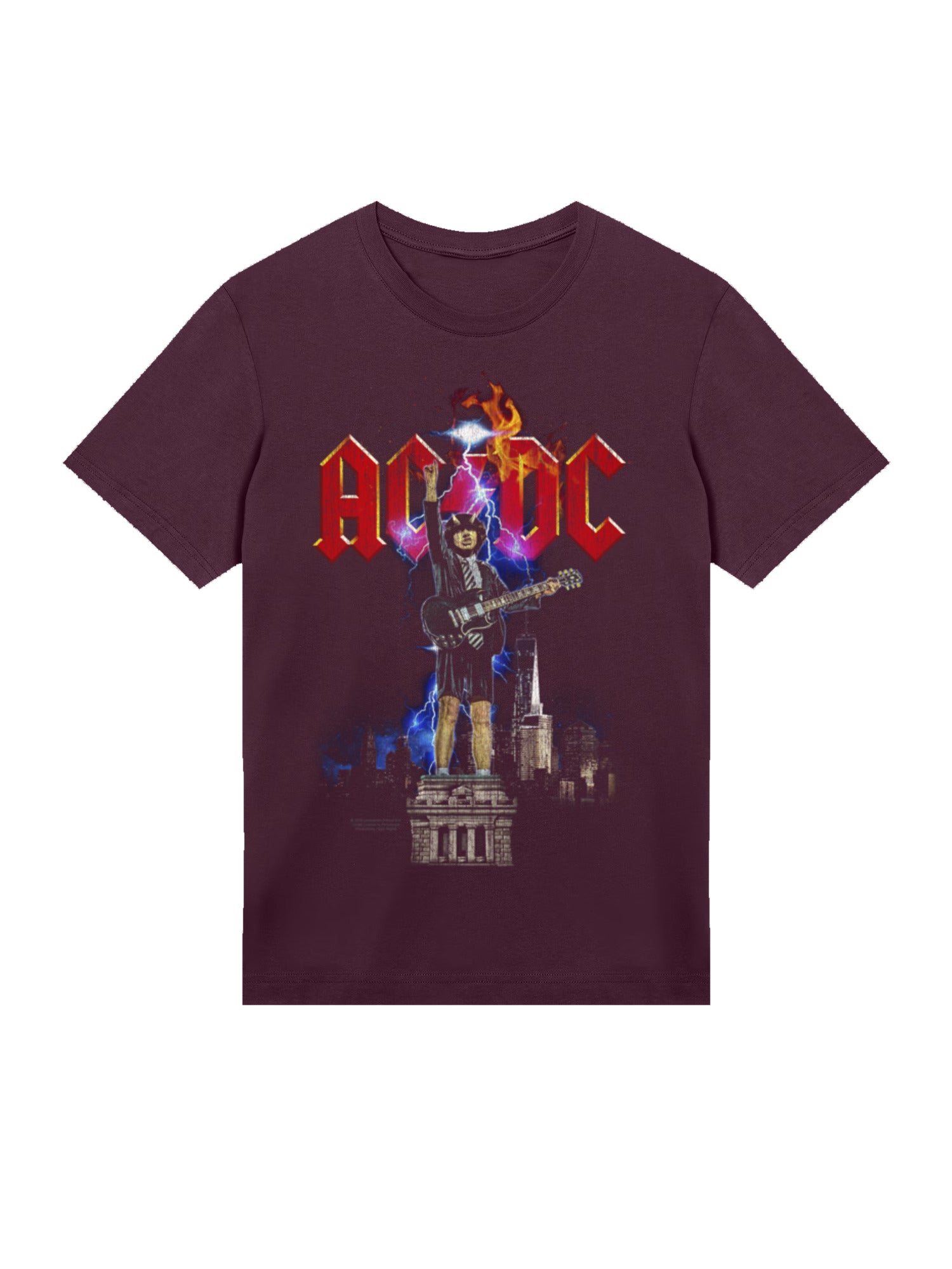 AC / DC Angus NYC Lightning Men's Organic T-shirt