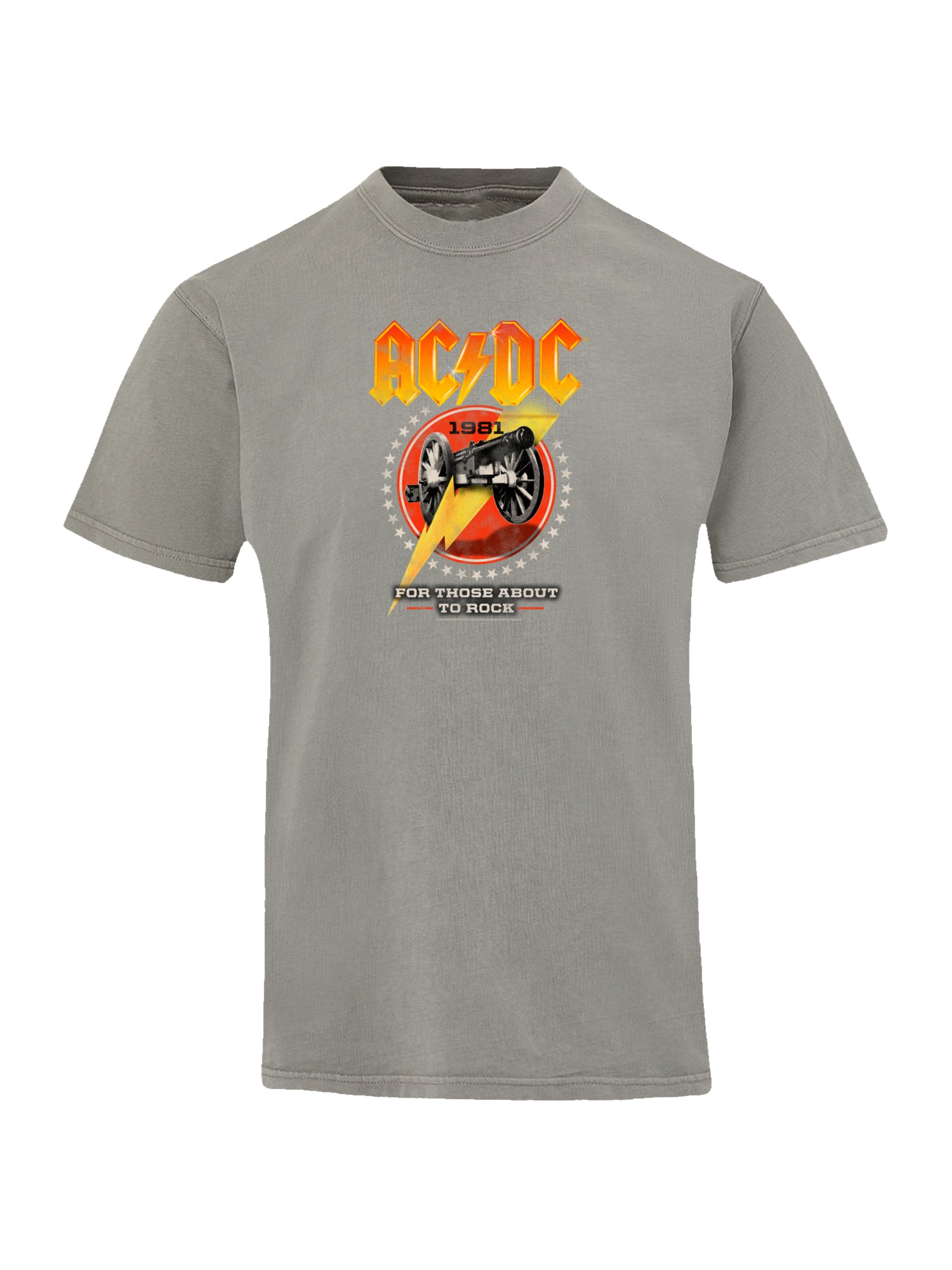 ACDC pour ceux qui sont sur le point de basculer 1981 avec un tee-shirt de couleur côtière