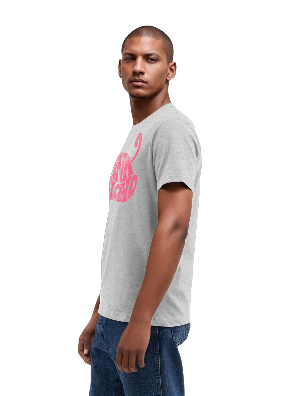 Pink Floyd Retro Logo Navy Men's Organic T-Shirt