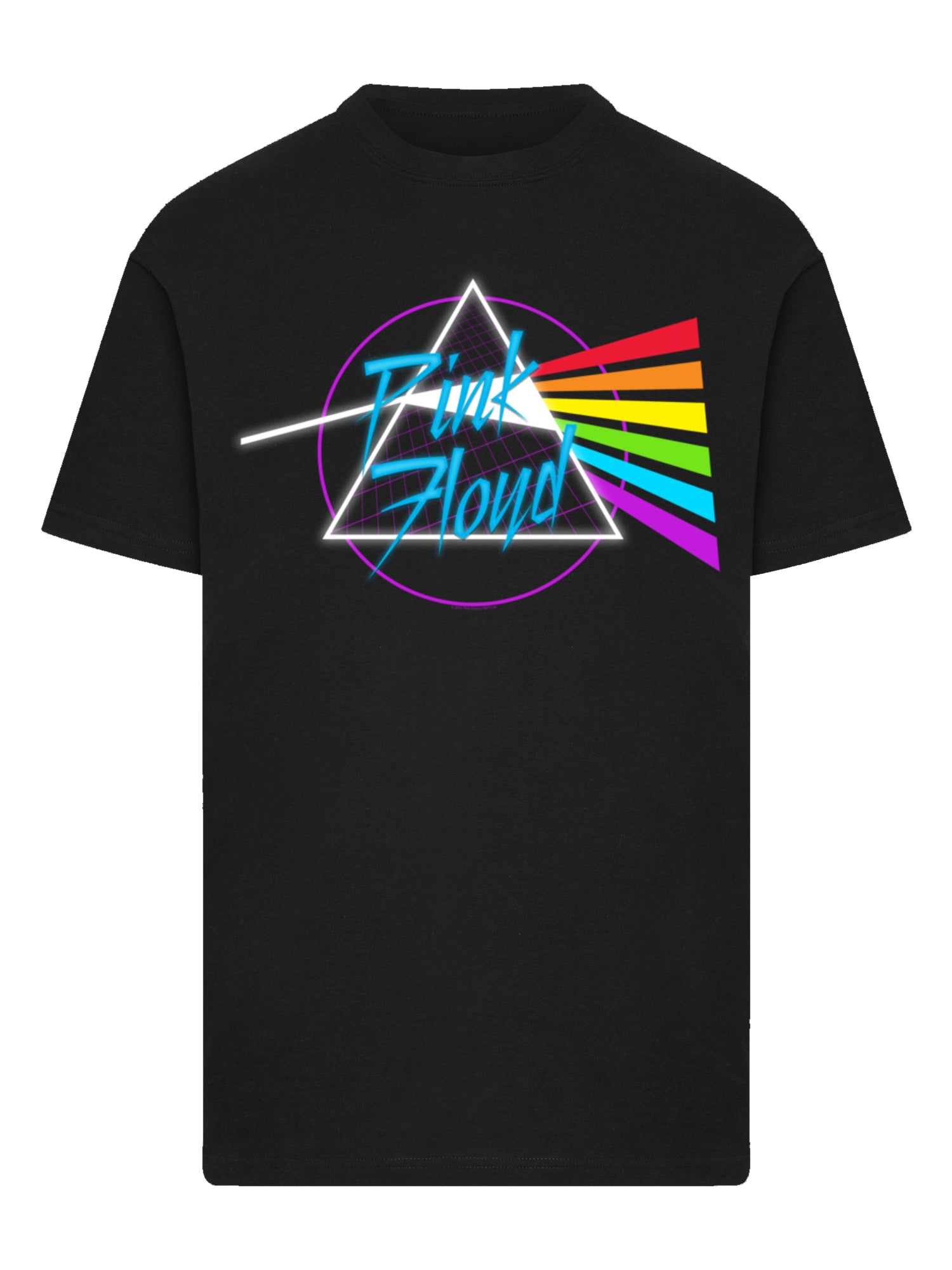Pink Floyd Neon Dark Side T-Shirt Round Neck