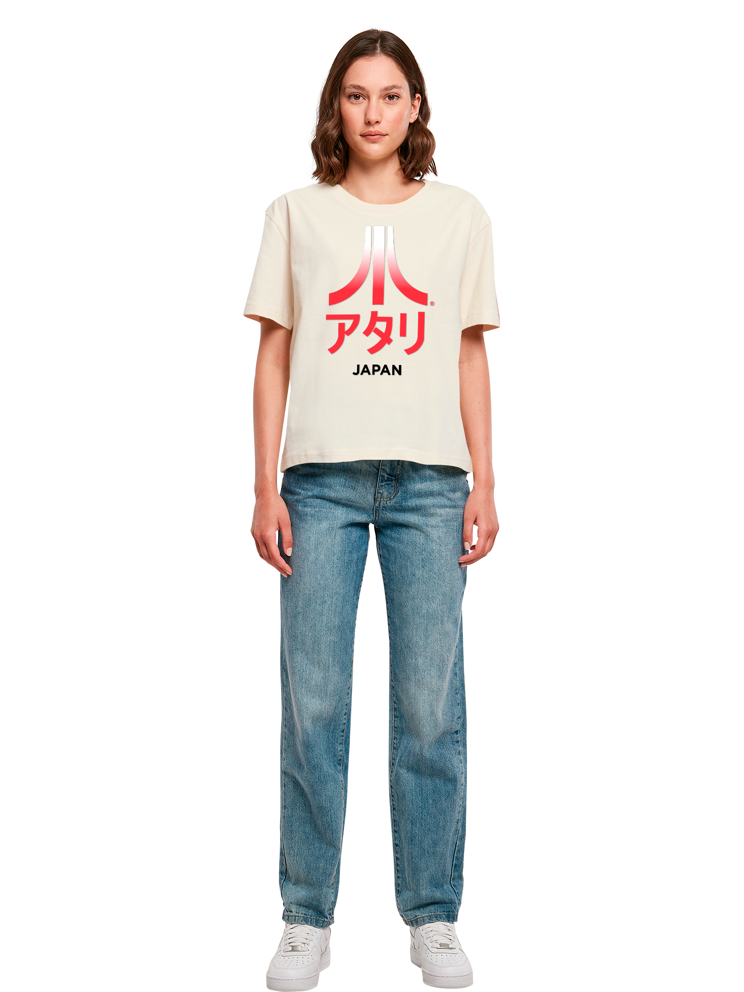 Atari Japan Retro Arcade Spiele Damen Alltags-T-Shirt