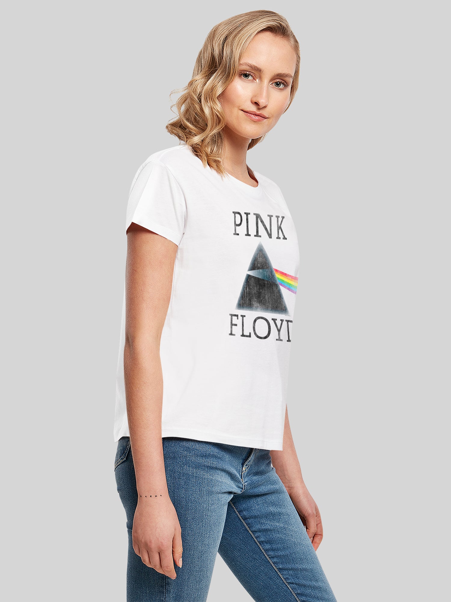 Pink Floyd Dark Side Of The Moon Prism Ladies Box T-Shirt
