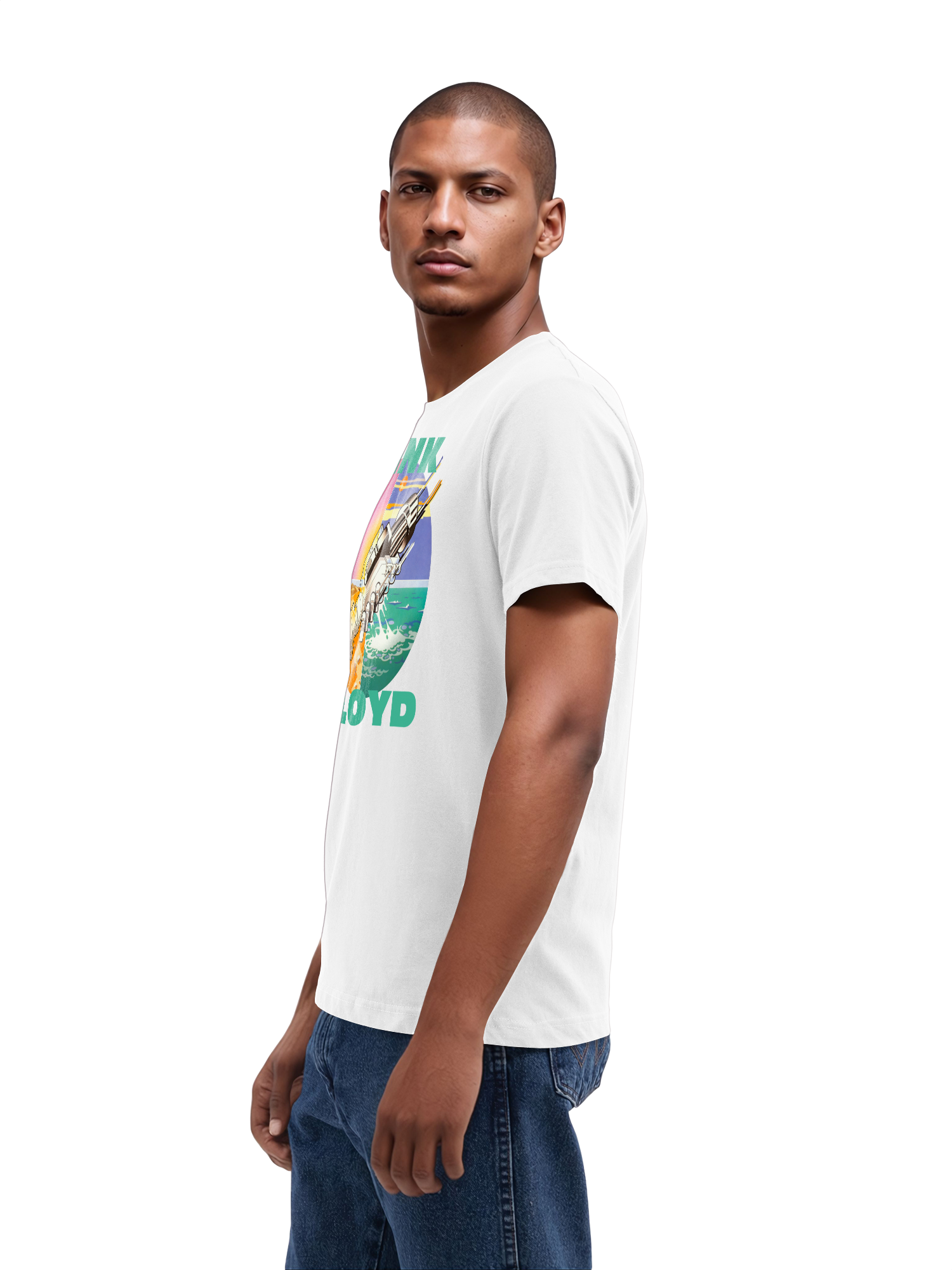 Pink Floyd souhaite que vous soyez ici T-shirt biologique pour hommes