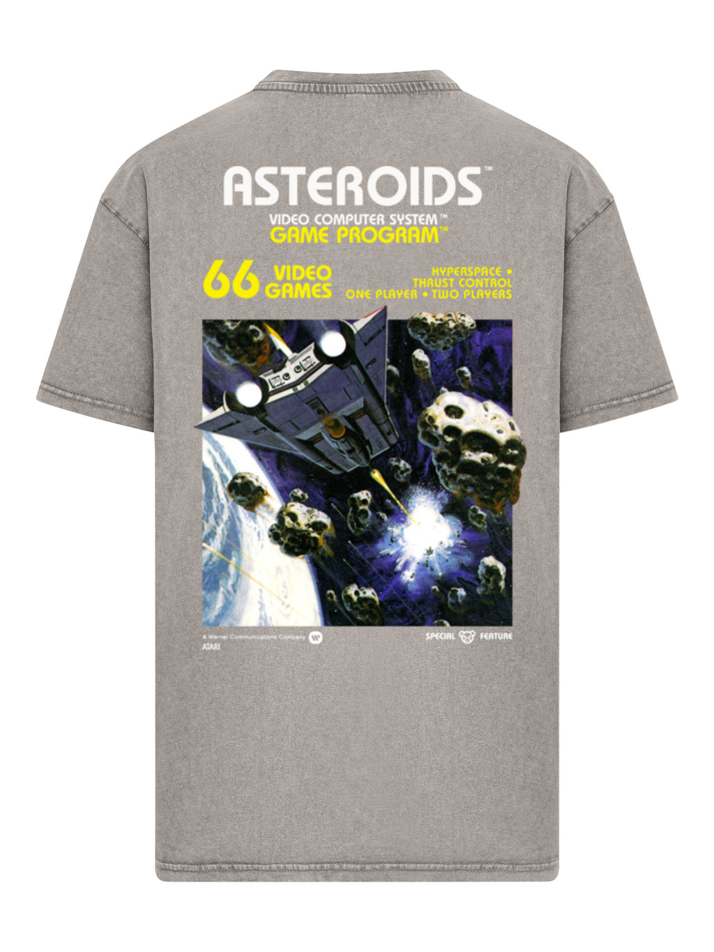 Atari Games Logo Retro Gaming Vintage Oversized T-Shirt