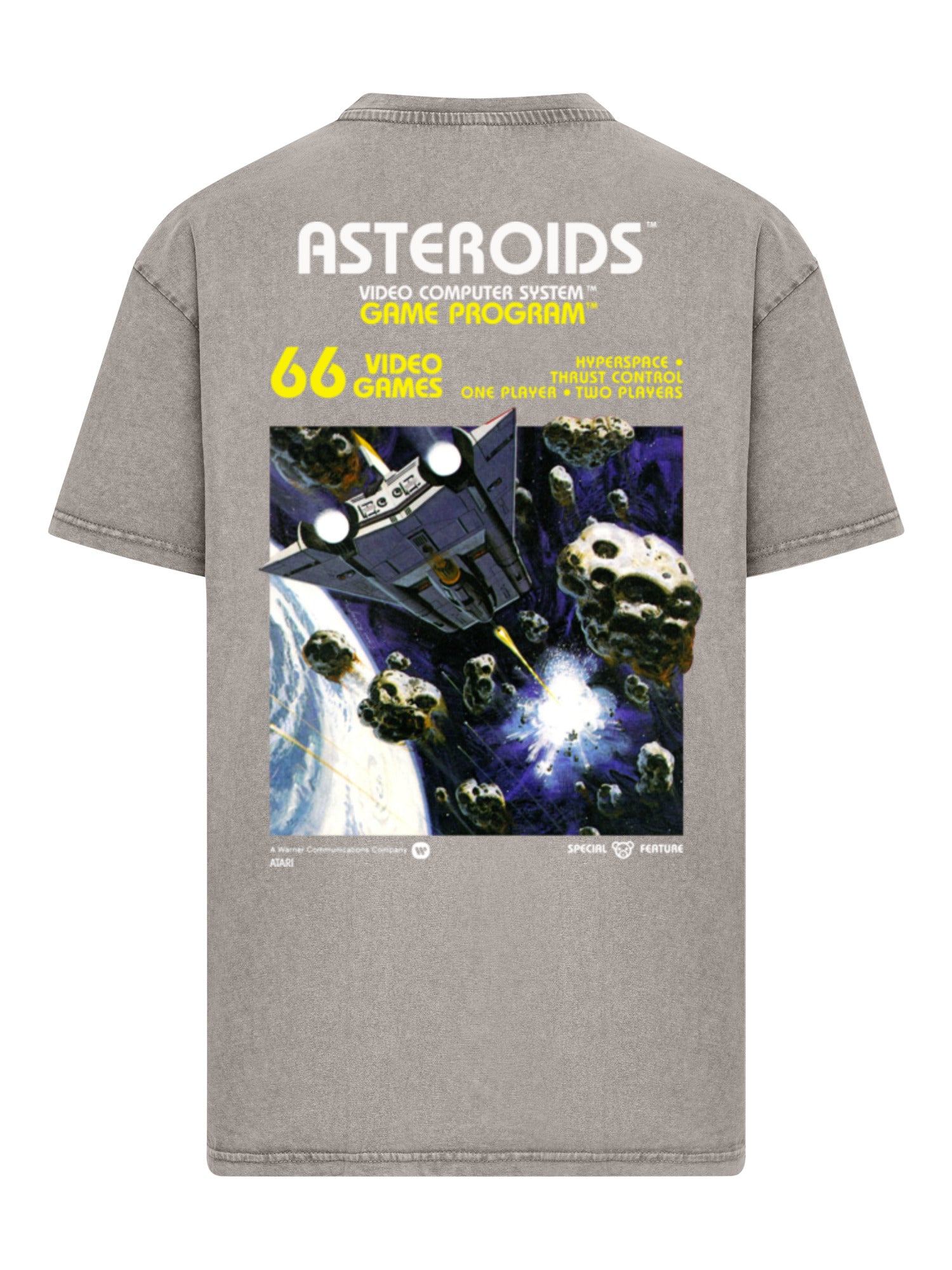 Atari Games Logo Retro Gaming Vintage Oversized T-Shirt