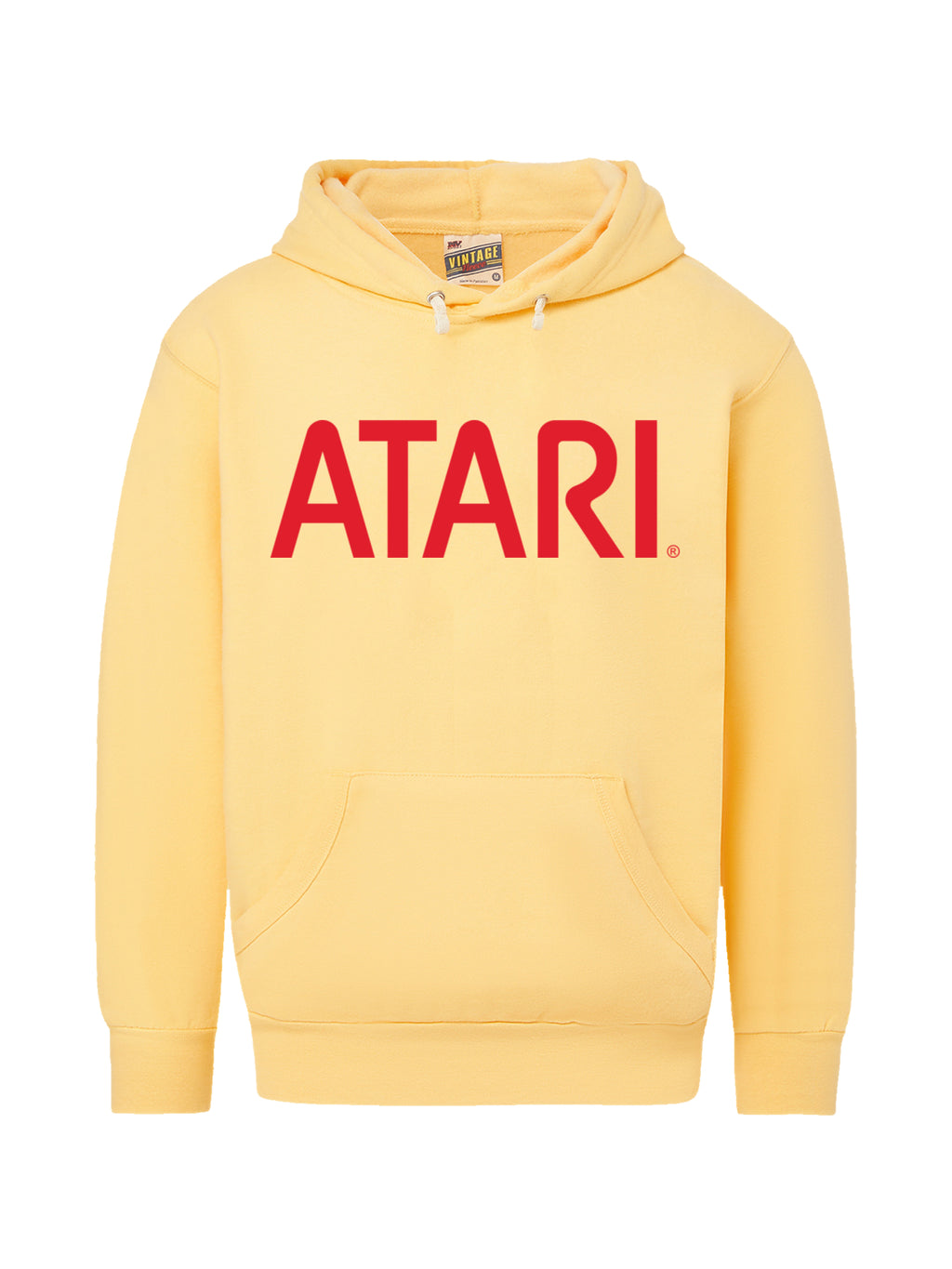 Atari Games Red Retro Gaming with Vintage Fleece Hood