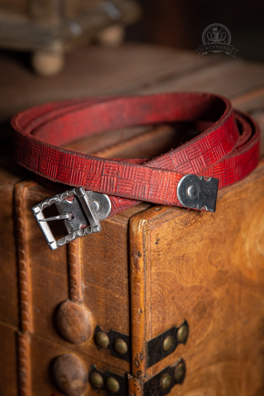 Decorated Belt Anselm Red