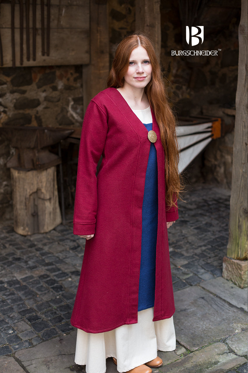Birka Coat Aslaug Red