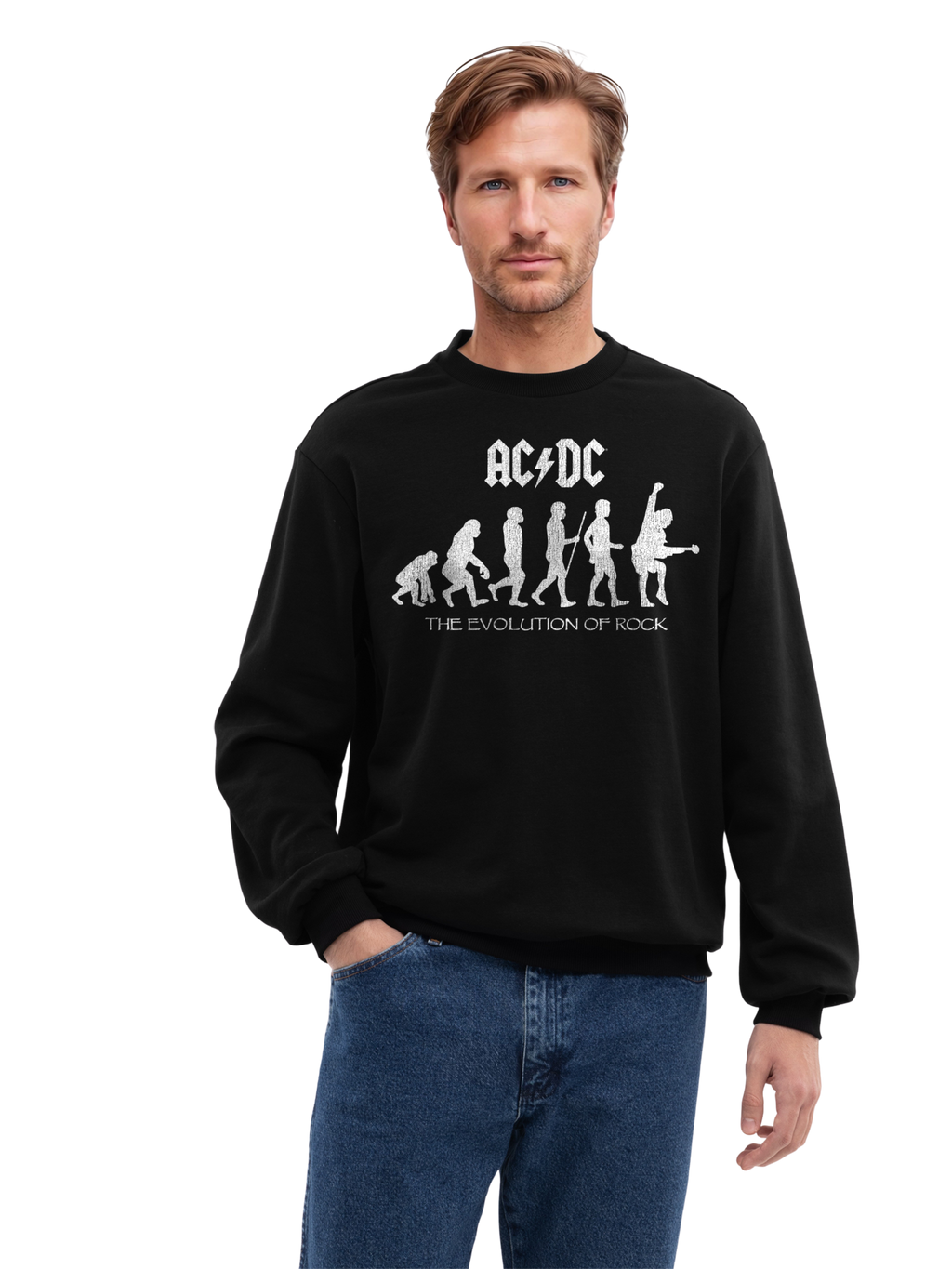 Evolution AC / DC du sweat-shirt Rock Organic