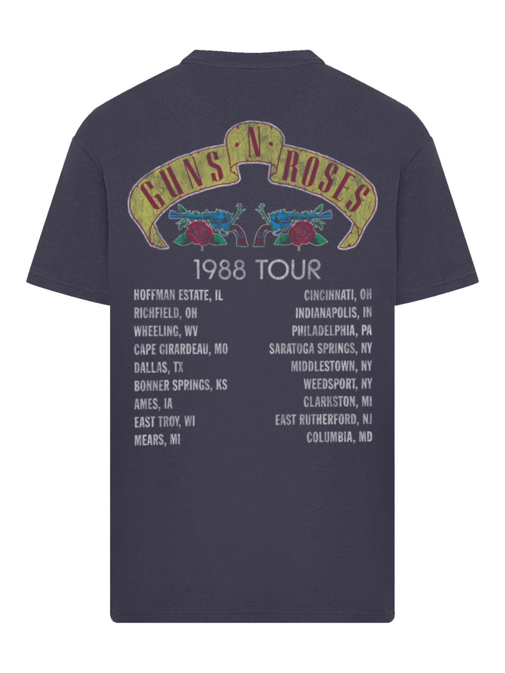 Guns N' Roses 1988 Tour Heavy Oversized T-Shirt