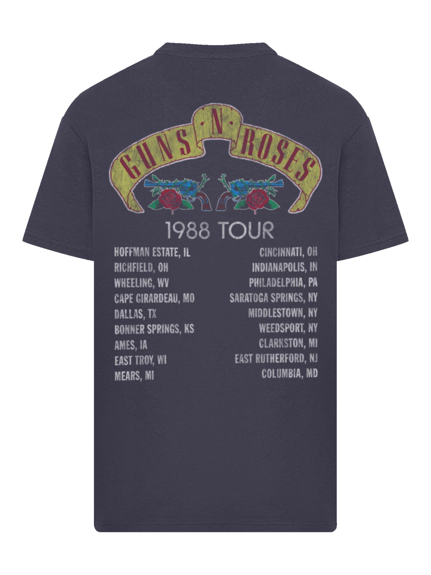 Guns N' Roses 1988 Tour Heavy Oversized T-Shirt