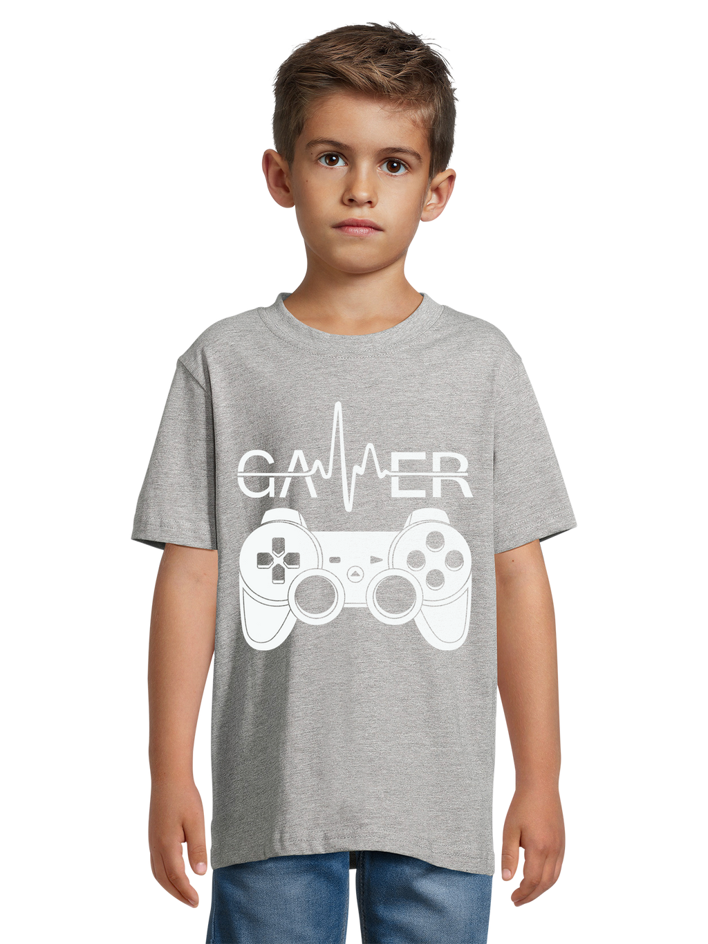 Gamer Heartbeat Kids T-Shirt