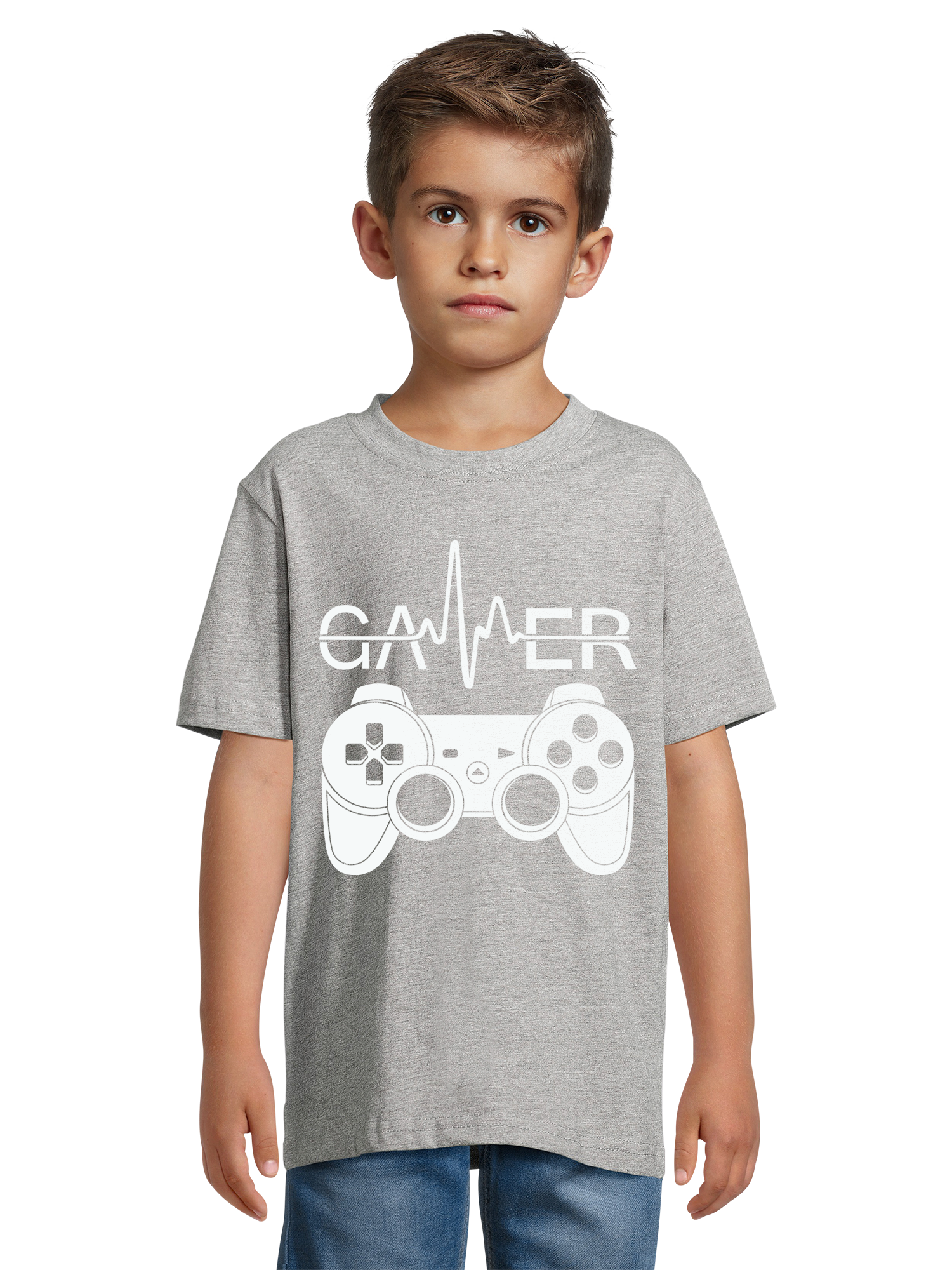 Gamer Heartbeat Kids T-Shirt