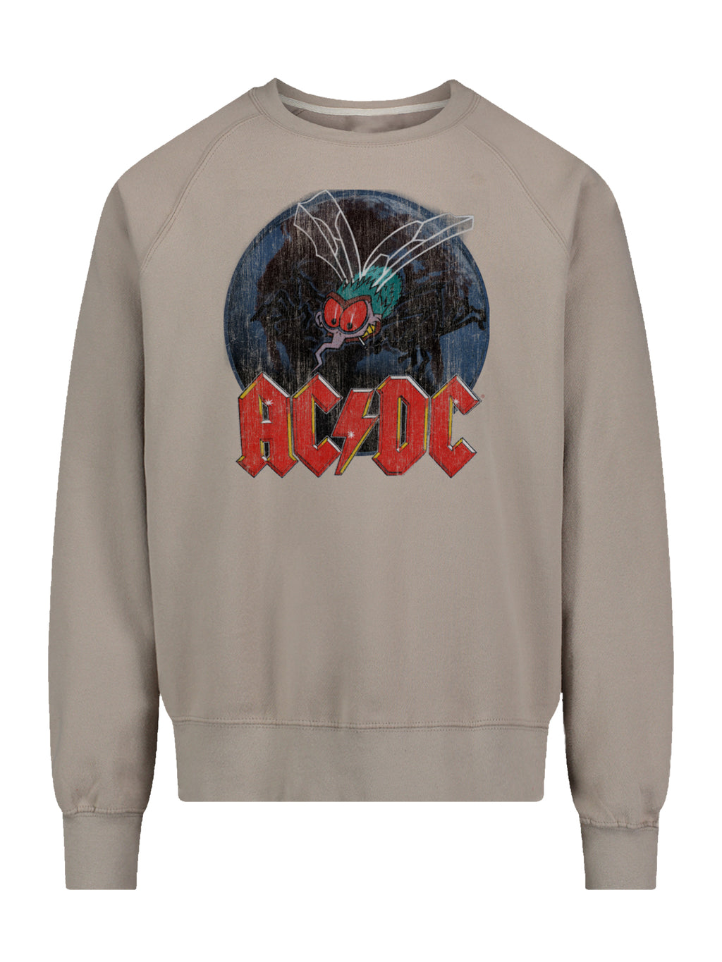 ACDC Fly On The Wall with Vintage Fleece Raglan Crew